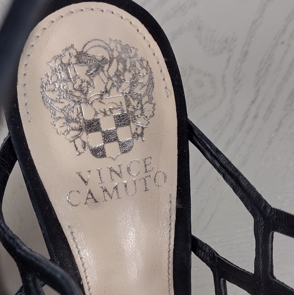 Vince Camuto Paxton Caged Slingback Heels - Picture 3 of 10